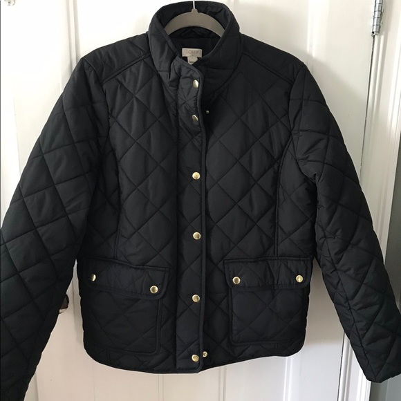 J. Crew Factory Jackets & Blazers - NWOT J. Crew quilted black jacket SZ XL